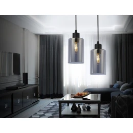 TR3695 BK/SM черный/дымчатый E27 max 40W D100*1000