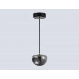 LH12001 BK/GD/SM черный/золото/дымчатый 6W 3000K D180*145
