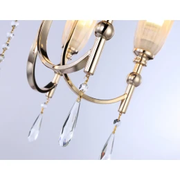 TR3244/6 SGD/FR золото/белый матовый E14*6 max 40W D600*520