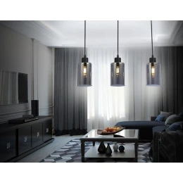 TR3698/3 BK/SM черный/дымчатый E27*3 max 40W 560*100*1040