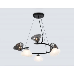 LH15003/6 BK/FR/SM черный/белый матовый/дымчатый G9*6 max 40W D630*1150