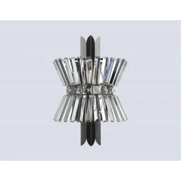 LH41032/2 BK/CL черный/прозрачный E14*2 max 40W 310*180*460