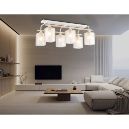 TR3033247/6 WH/WD белый/дерево E27/6 max 60W 580*340*245