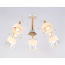 TR4738/5 WH/LW белый/светлое дерево E27/5 max 40W D760*350