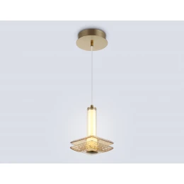 LH31001 BS/TI латунь/янтарь 10W 3000K 150*150*240
