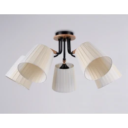 TR4733/5 BK/LWD черный/светлое дерево E27/5 max 40W D610*270