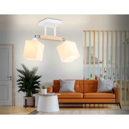 TR9511/2 WH/CH/FR белый/хром/белый матовый E27*2 max 40W 517*100*246
