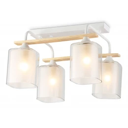 TR3033246/4 WH/WD белый/дерево E27/4 max 60W 340*340*245