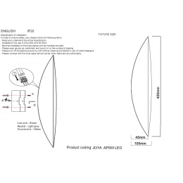 Бра Crystal Lux JOYA AP6W LED SL