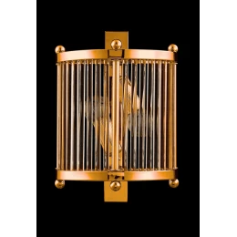 Бра Crystal Lux TADEO AP2 GOLD/TRANSPARENTE