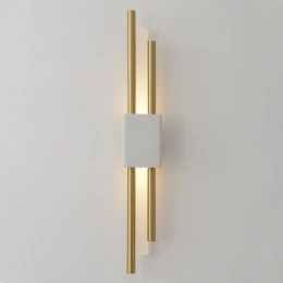 Бра Crystal Lux CARTA AP6W LED WHITE/BRASS