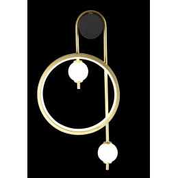 Бра Crystal Lux RODRIGO AP20W LED BLACK/GOLD