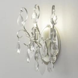 Бра Crystal Lux ESMIRALDA AP2 SILVER