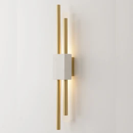 Бра Crystal Lux CARTA AP6W LED WHITE/BRASS