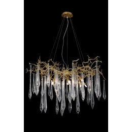 Люстра Crystal Lux REINA SP8 D1000 GOLD PEARL