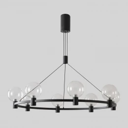Люстра Crystal Lux DUET SP56W LED BLACK