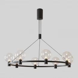 Люстра Crystal Lux DUET SP56W LED BLACK