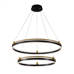 Люстра Crystal Lux FERNANDO SP123W LED  BLACK/GOLD