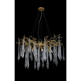 Люстра Crystal Lux REINA SP8 D1000 GOLD PEARL