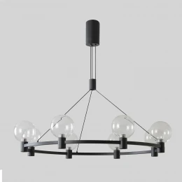 Люстра Crystal Lux DUET SP56W LED BLACK