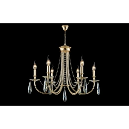 Люстра Crystal Lux VICTORIA SP6 GOLD/AMBER