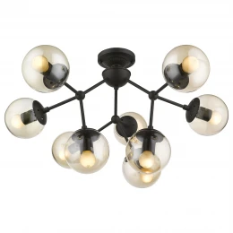 WE236.09.027 WERTMARK BOLITA светильник потолочный: E27, 9x60W