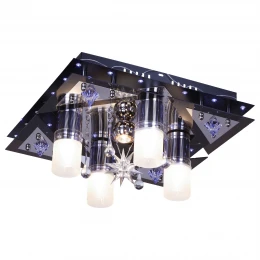 174-247-05 VELANTE Светильники с LED светильник потолочный: E27-LED, 4x7W + MR11, 1x20W