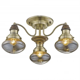 306-507-03 VELANTE Классический стиль светильник потолочный: E27, 3x60W