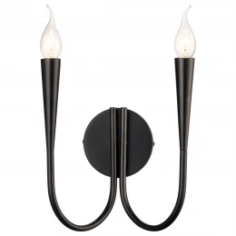 368-021-02 VELANTE Классический стиль светильник настенный: E14, 2x40W
