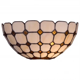 812-801-01 VELANTE Стиль Tiffany светильник настенный: E27, 1x40W