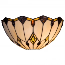 832-801-01 VELANTE Стиль Tiffany светильник настенный: E27, 1x40W