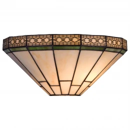 857-801-01 VELANTE Стиль Tiffany светильник настенный: E27, 1x40W