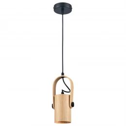 501-716-01 VELANTE Деревянный стиль светильник подвесной: GU10-LED, 1x5W
