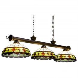 855-803-03 VELANTE Стиль Tiffany светильник подвесной: E27, 3x60W