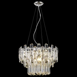 WE107.09.103 WERTMARK LAZZARA светильник подвесной: E14, 8x40W