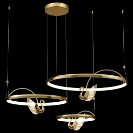 WE466.06.303 WERTMARK LETIZIA светильник подвесной: LED, 3x4W+103W, 3000/4000/6000K