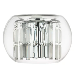 753634 Бра ACQUARIO 3х20W G4 12V ХРОМ хрусталь+стекло