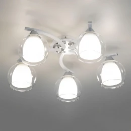 CL152150 Кристи Белый+Хром Св-к Люстра