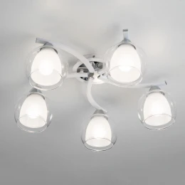 CL152150 Кристи Белый+Хром Св-к Люстра