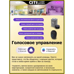 CL713A100G Диамант Хром Смарт RGB Св-к