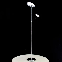 CL802001 Дискус Хром Св-к LED Торшер