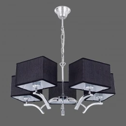CL460252 Эвора Квадро Черный  Св-к Люстра