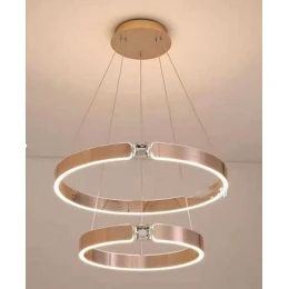 Светодиодная подвесная люстра в цвете латунь на 15 кв.м Europa Lighting, LED 248W